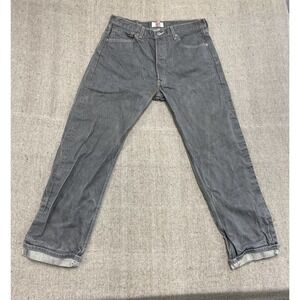 vintage Levis 501s denim Jeans mens‎ 34x31 black 2000s y2k